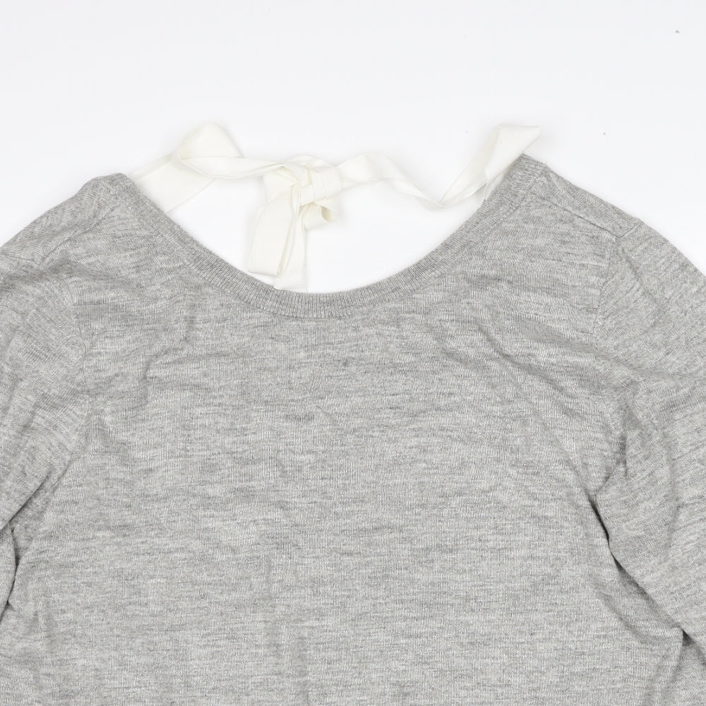 Womens UK Size 2XL Divided by H&M Grey Pullover Jumper