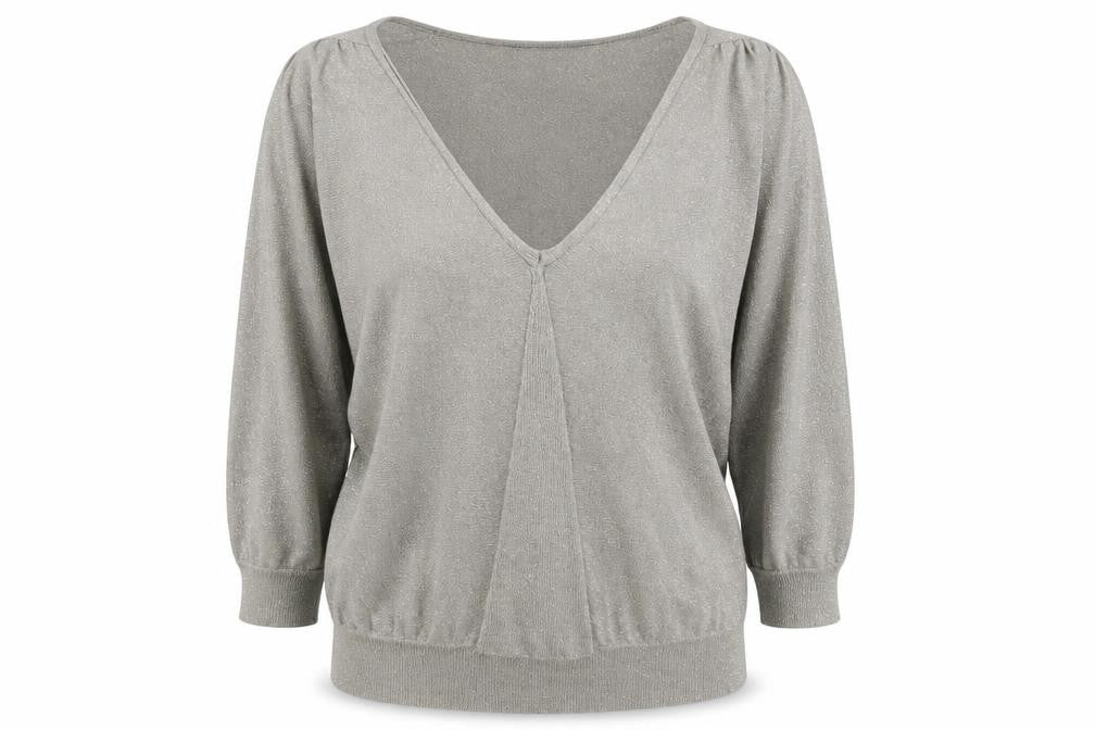 Womens UK Size 10 Topshop Grey Pullover Jumper