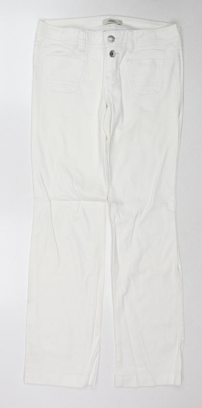 Womens UK Size 29 in Esprit Regular Fit Straight White Jeans