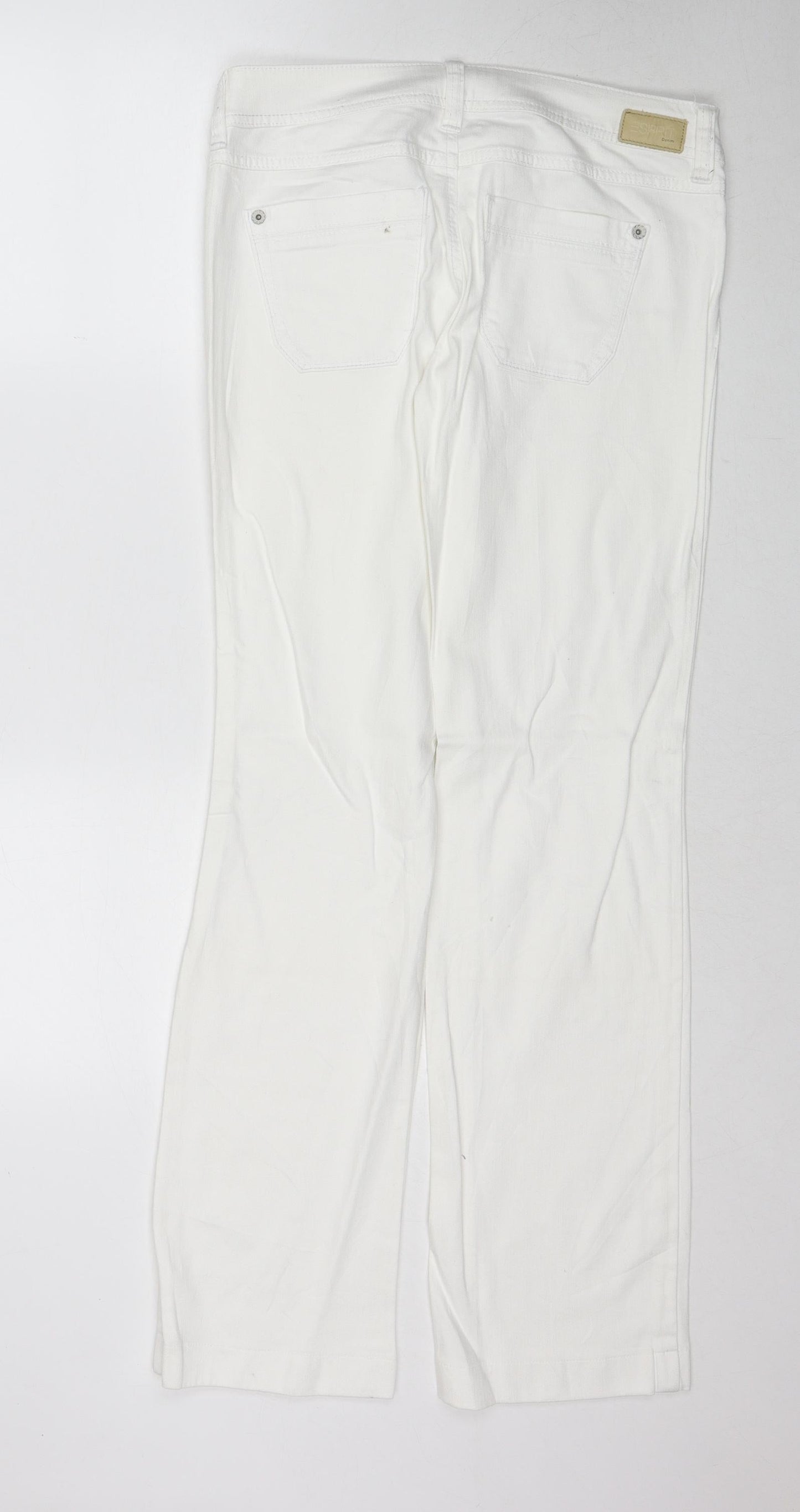 Womens UK Size 29 in Esprit Regular Fit Straight White Jeans
