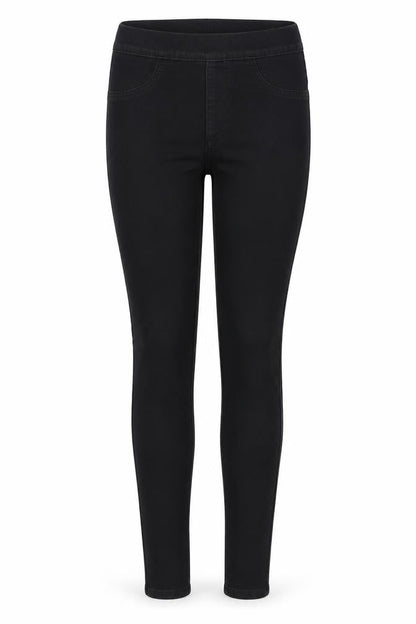 Marks and Spencer Womens Black Cotton Jegging Jeans Size 8 Regular