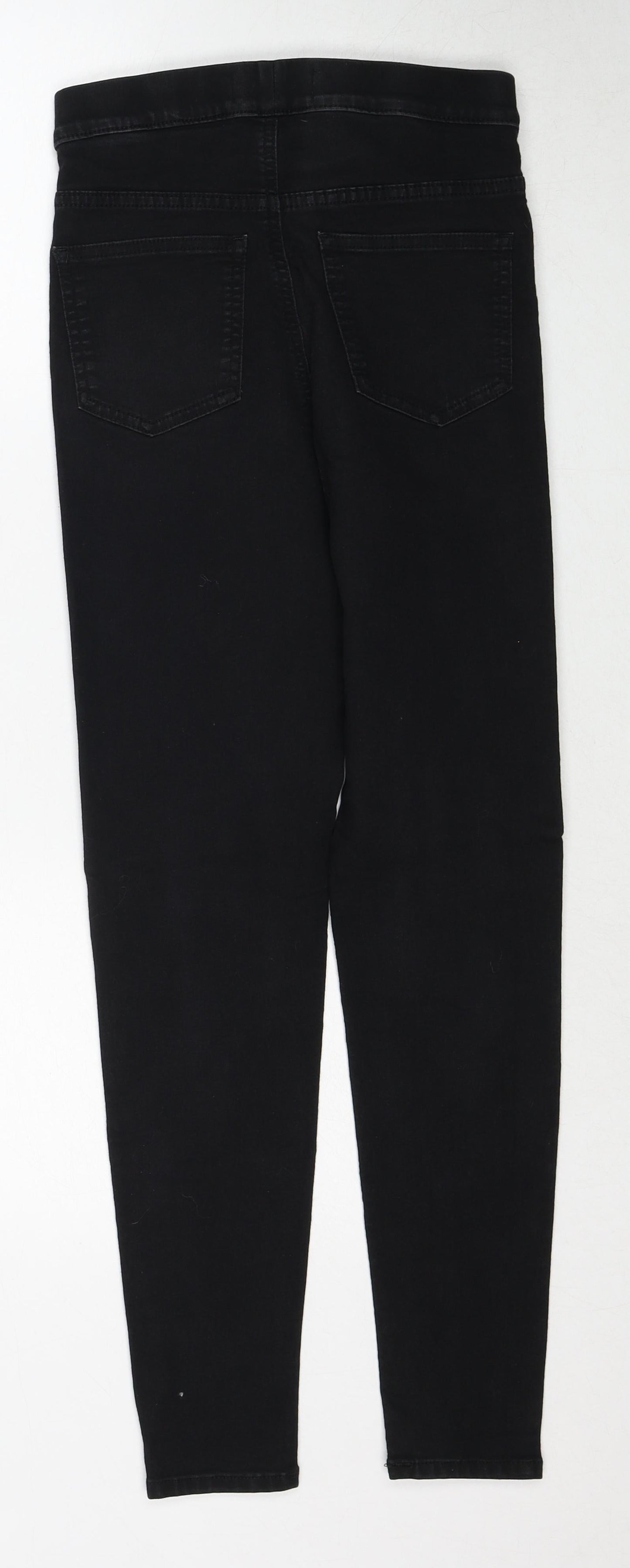 Marks and Spencer Womens Black Cotton Jegging Jeans Size 8 Regular