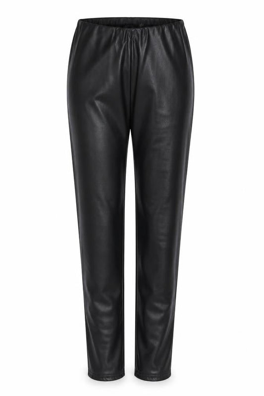 PRETTYLITTLETHING Womens Black Polyester Chino Leggings Size 4
