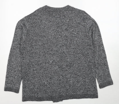 Womens UK Size M Monique Grey Cardigan Jumper