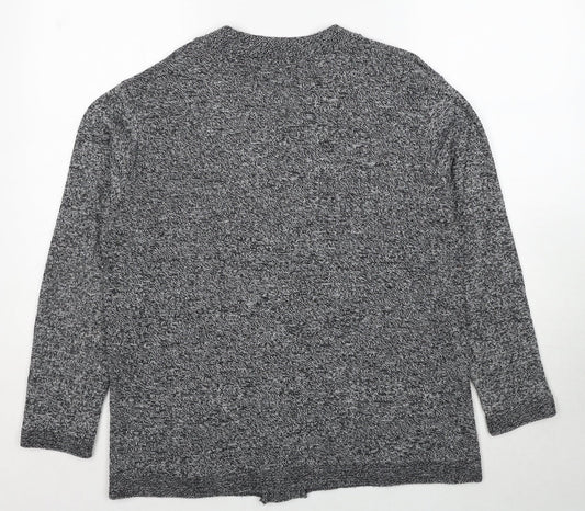 Womens UK Size M Monique Grey Cardigan Jumper