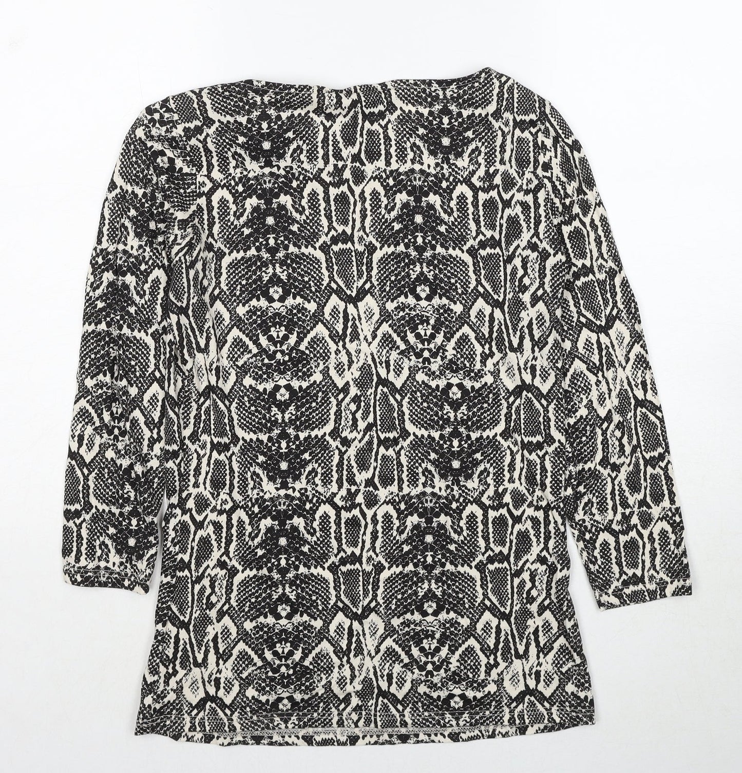 Womens UK Size 10 Dorothy Perkins Black Basic Blouse