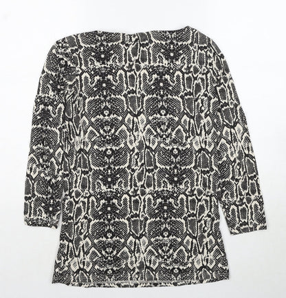 Womens UK Size 10 Dorothy Perkins Black Basic Blouse