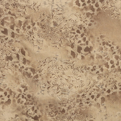 EWM Womens Beige Geometric Polyester Basic Button-Up Size 20 Collared