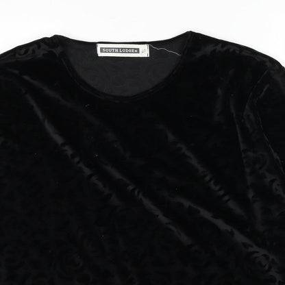 Womens UK Size S South Lodge Black Basic Blouse