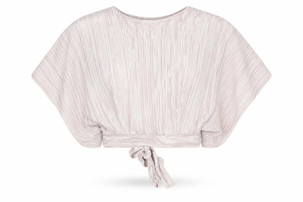 Womens UK Size XS Love Ivory Wrap Tank