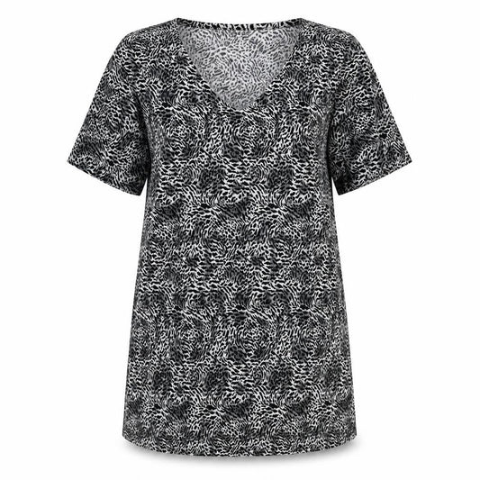 Womens UK Size 12 Berkertex Black Basic T-Shirt