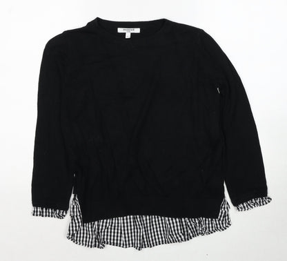 Womens UK Size S Sweewe Black Pullover Jumper