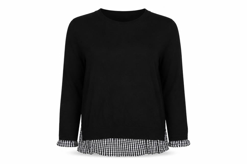 Womens UK Size S Sweewe Black Pullover Jumper