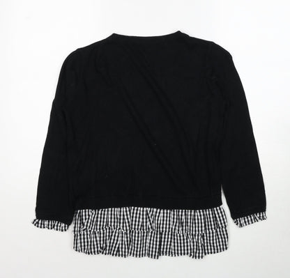 Womens UK Size S Sweewe Black Pullover Jumper