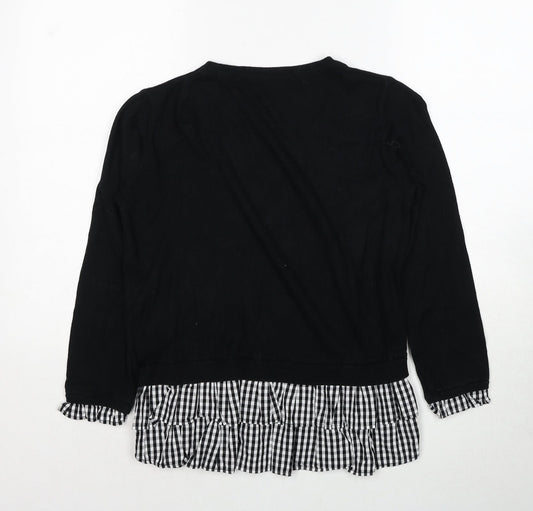 Womens UK Size S Sweewe Black Pullover Jumper