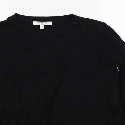 Womens UK Size S Sweewe Black Pullover Jumper