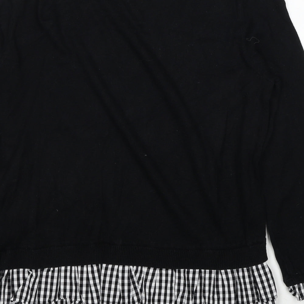 Womens UK Size S Sweewe Black Pullover Jumper