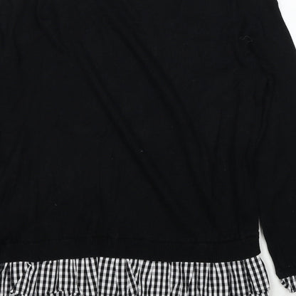 Womens UK Size S Sweewe Black Pullover Jumper