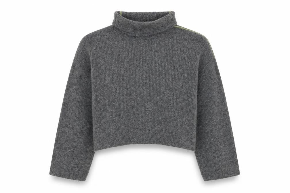 Womens UK Size 10 Topshop Grey Pullover Jumper