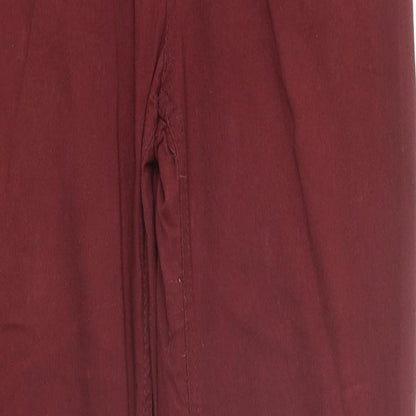 Womens UK Size M FB Sister Regular Fit Skinny Red Jeans