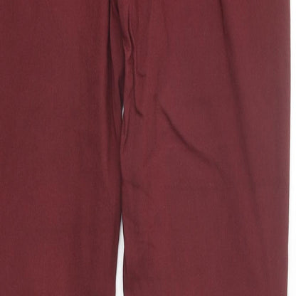 Womens UK Size M FB Sister Regular Fit Skinny Red Jeans