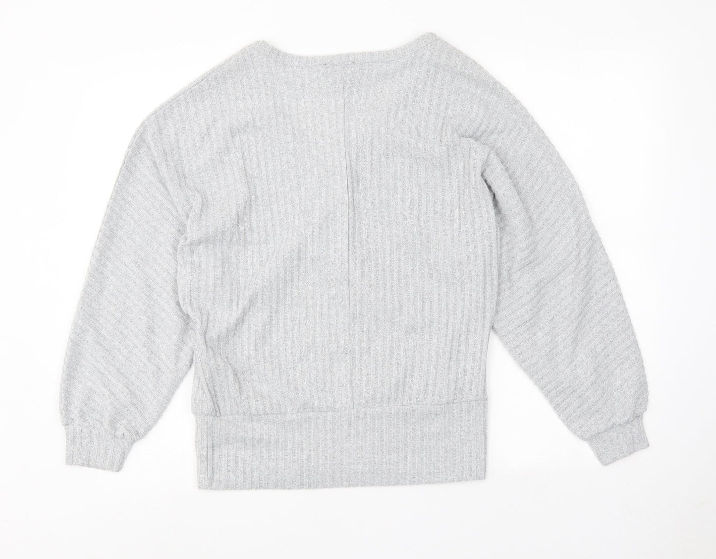 Womens UK Size S New Look Grey Pullover Jumper