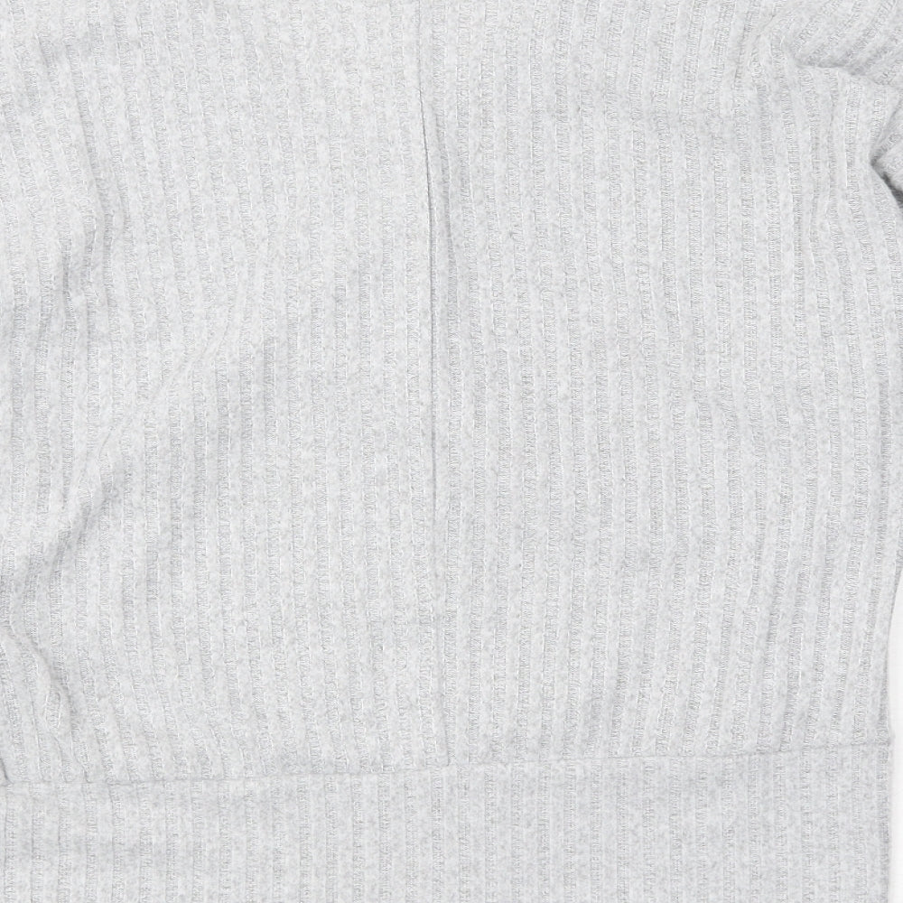 Womens UK Size S New Look Grey Pullover Jumper