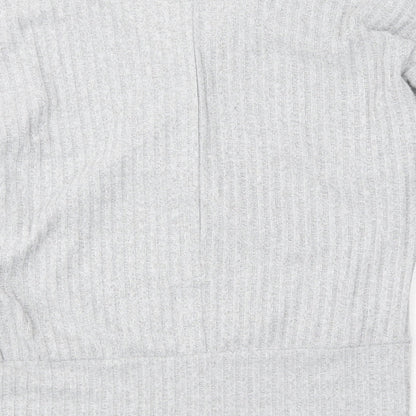 Womens UK Size S New Look Grey Pullover Jumper