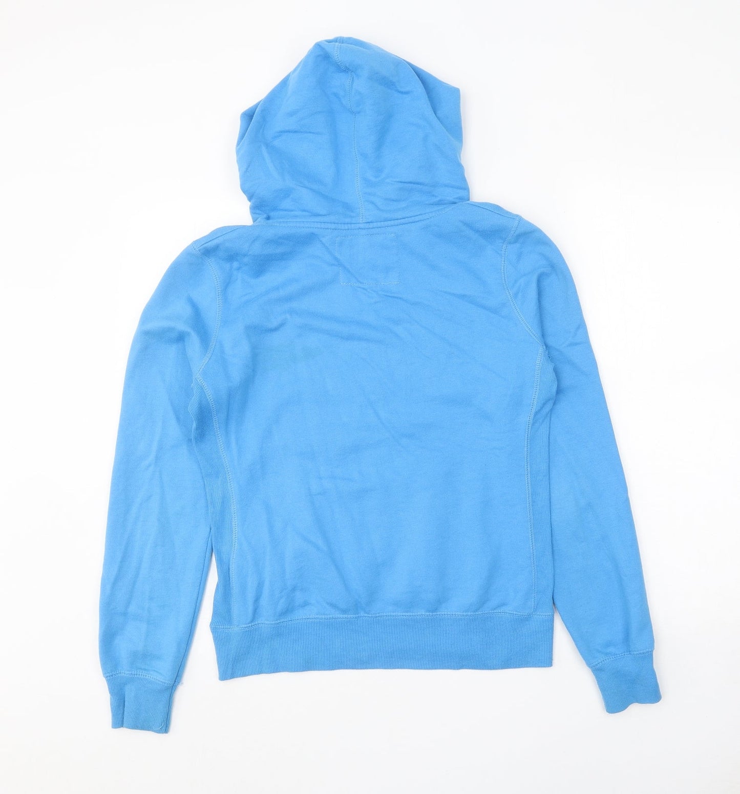 FairPart Womens Blue Polyester Pullover Hoodie Size 12 Pullover