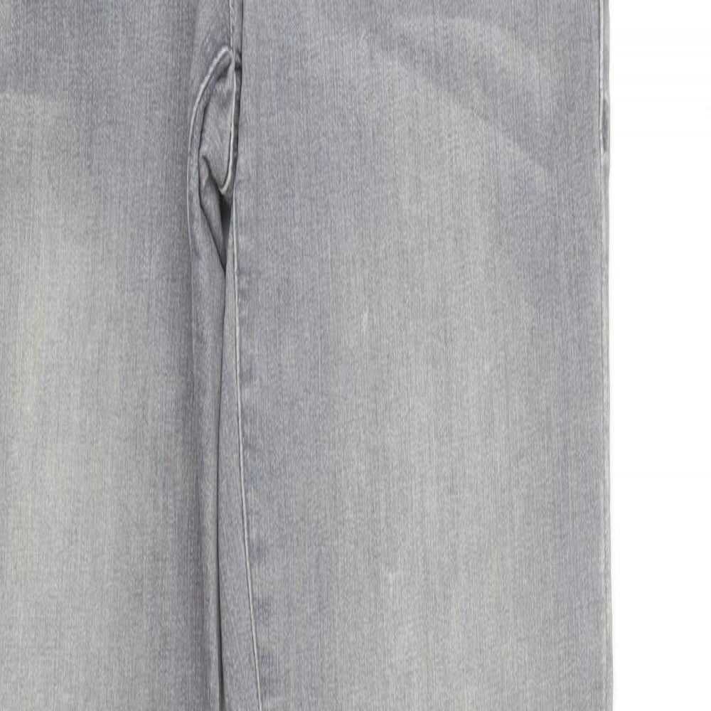 Tramontana Womens Grey Cotton Skinny Jeans Size 6 L32 in Regular Button