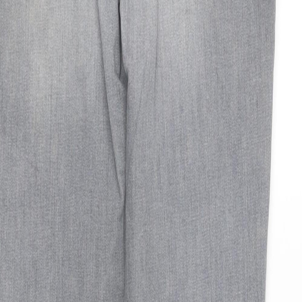 Tramontana Womens Grey Cotton Skinny Jeans Size 6 L32 in Regular Button
