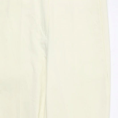 Sigma Womens Ivory Polyester Chino Trousers Size 14 L26 in Regular Zip