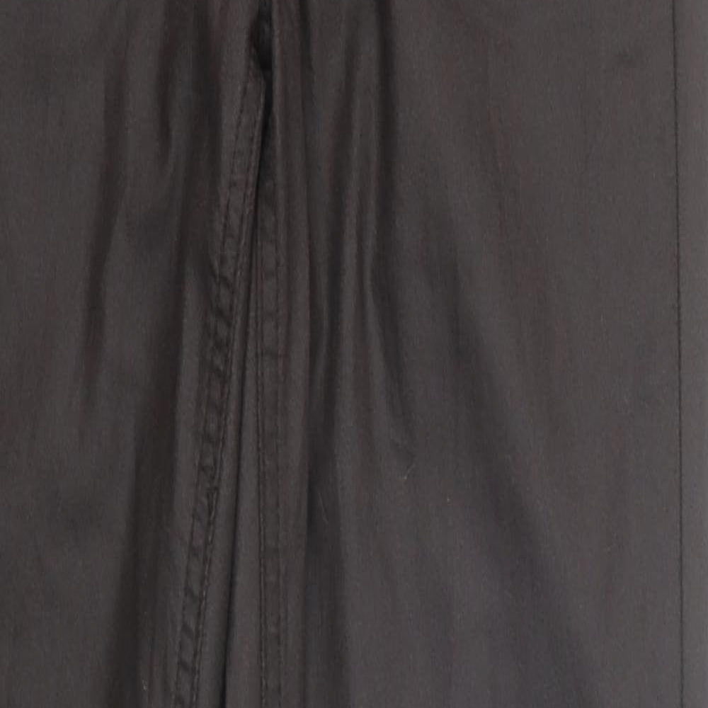 AJC Womens Black Polyester Straight Jeans Size 10 L29 in Regular Zip