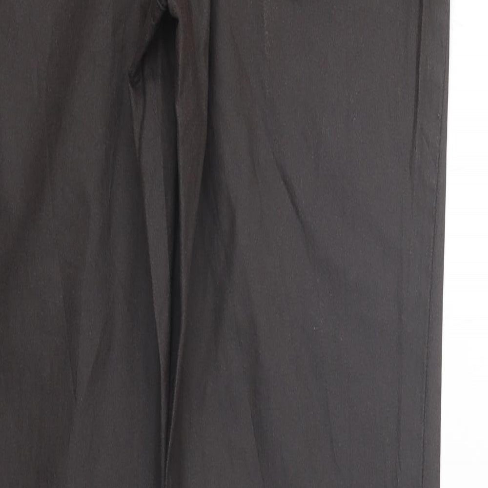 AJC Womens Black Polyester Straight Jeans Size 10 L29 in Regular Zip