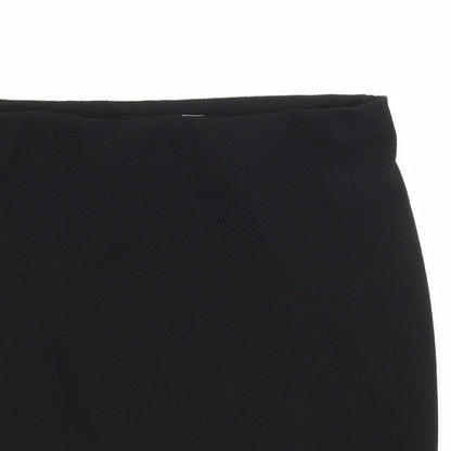 Boohoo Womens Black Polyester Bandage Skirt Size 10