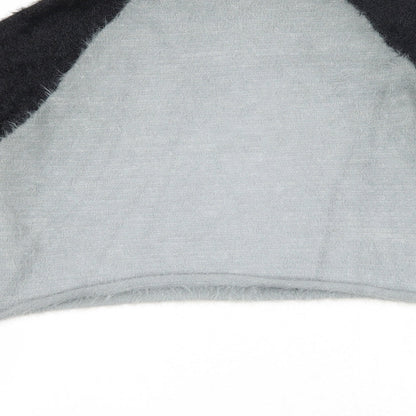 Womens UK Size S FOREVER 21 Grey Henley Jumper