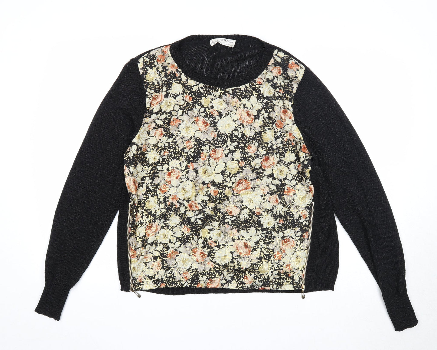 Womens UK Size M Misumi Black Pullover Jumper