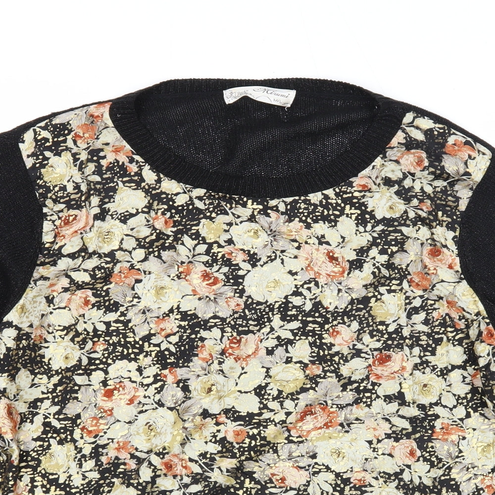Womens UK Size M Misumi Black Pullover Jumper