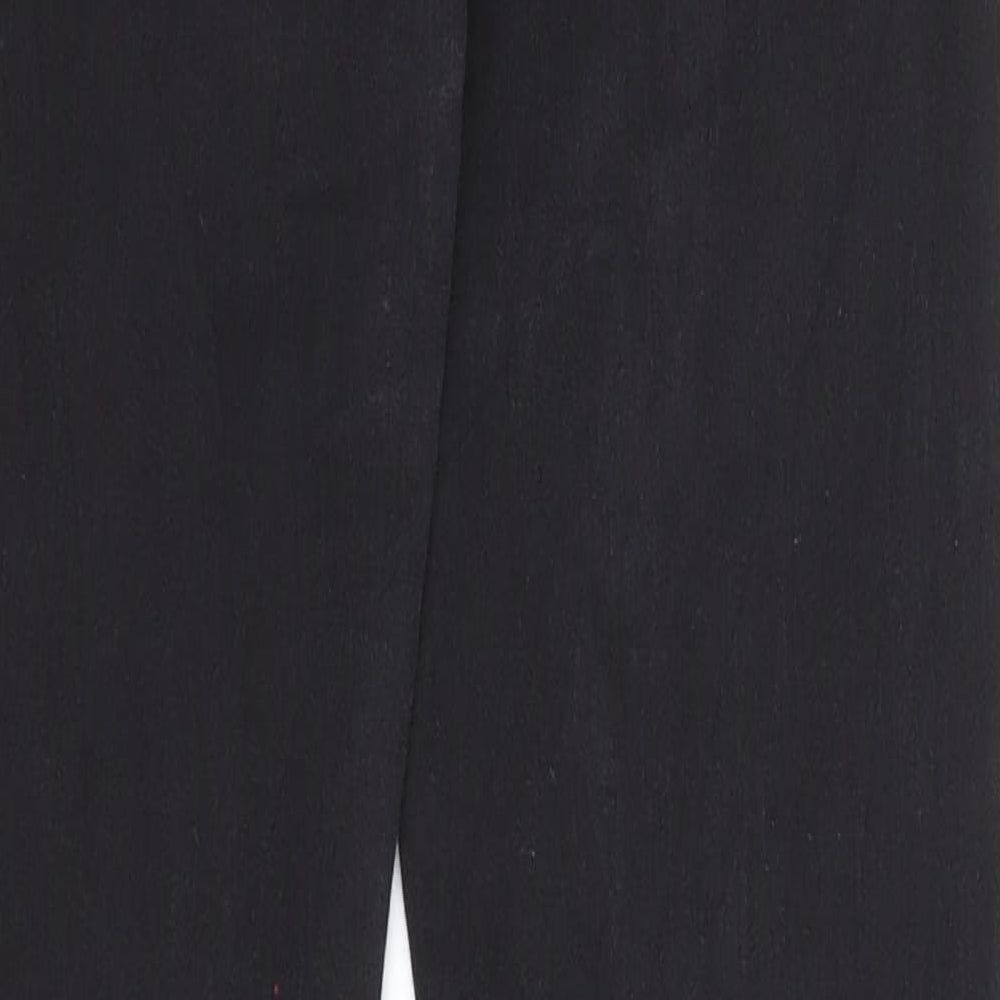 Cindy H Womens Black Cotton Skinny Jeans Size 8 Regular Zip