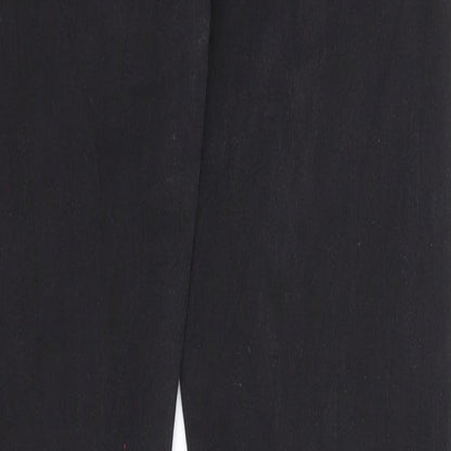 Cindy H Womens Black Cotton Skinny Jeans Size 8 Regular Zip