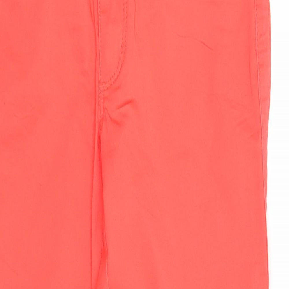 Womens UK Size 6 Street One Regular Fit Straight Red Jeans