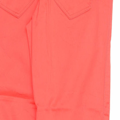 Womens UK Size 6 Street One Regular Fit Straight Red Jeans