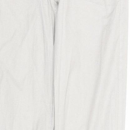 Joker Womens Grey Cotton Trousers Size 30 in Regular Zip