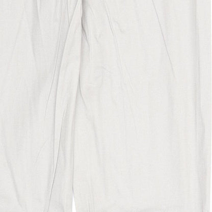 Joker Womens Grey Cotton Trousers Size 30 in Regular Zip