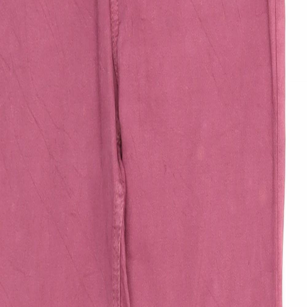 S.insay Womens Purple Cotton Skinny Jeans Size S Regular Zip