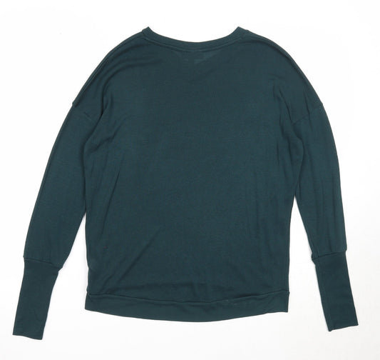 Womens UK Size 6 Topshop Green Pullover Jumper