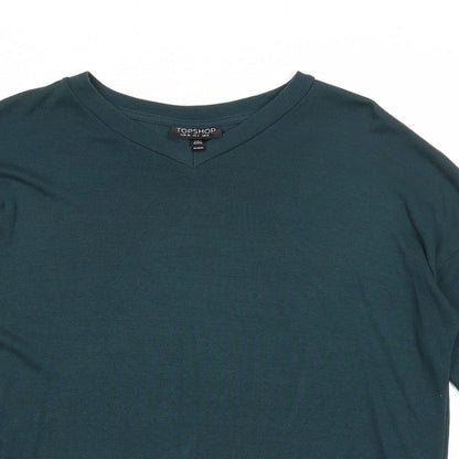 Womens UK Size 6 Topshop Green Pullover Jumper