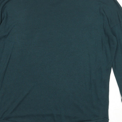 Womens UK Size 6 Topshop Green Pullover Jumper