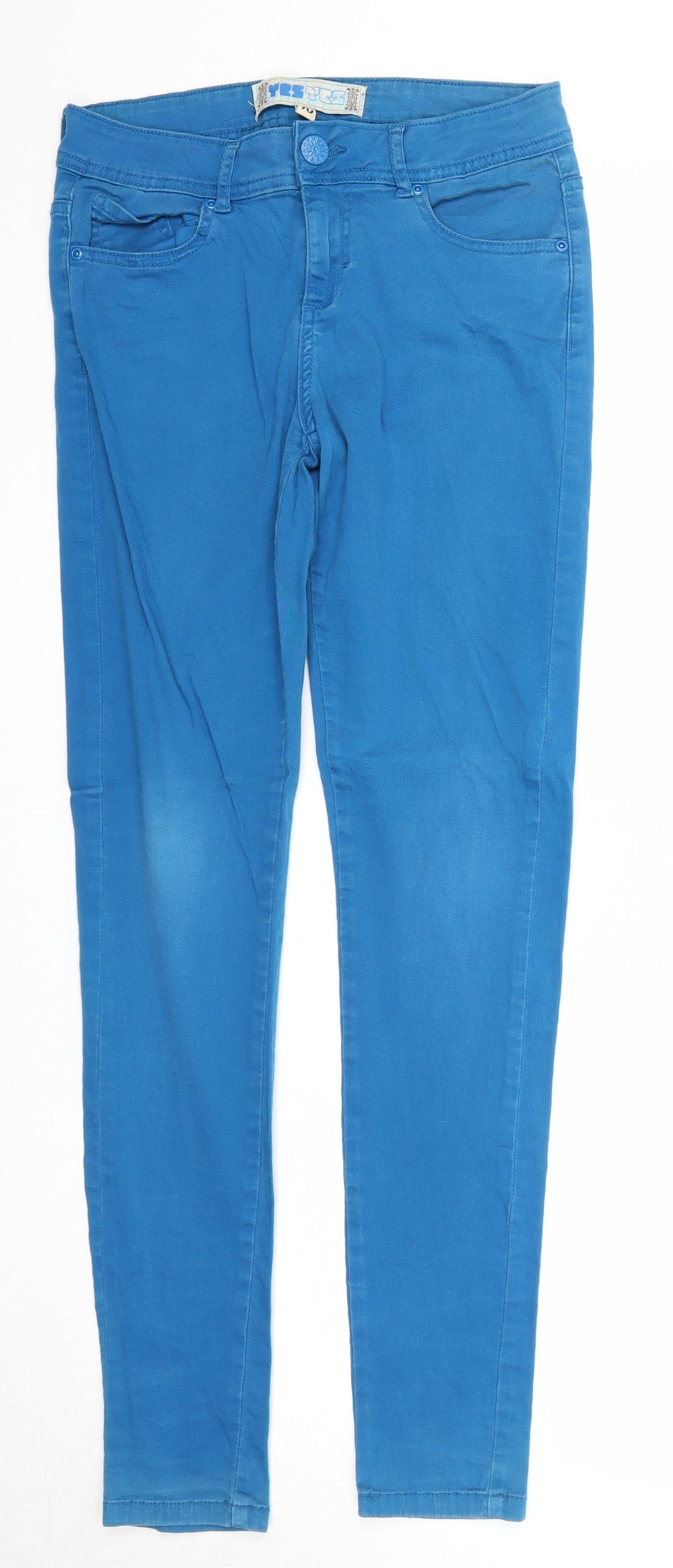 Womens UK Size 10 Yes Yes Regular Fit Skinny Blue Jeans