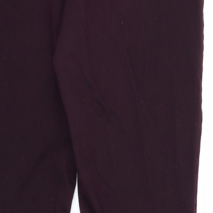 Dex Womens Purple Cotton Straight Jeans Size 31 in Regular Zip